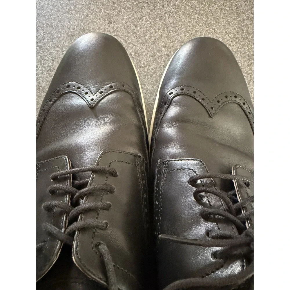 Cole Haan Original Grand Wingtip Oxford Black Leather Men's 12M C26459